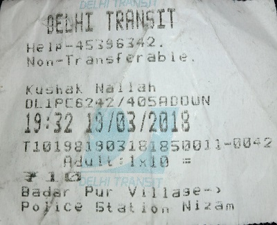 Delhi Bus Ticket