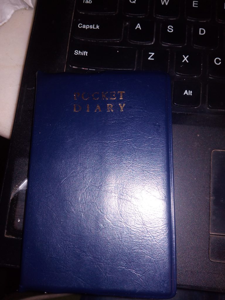 My pocket diary