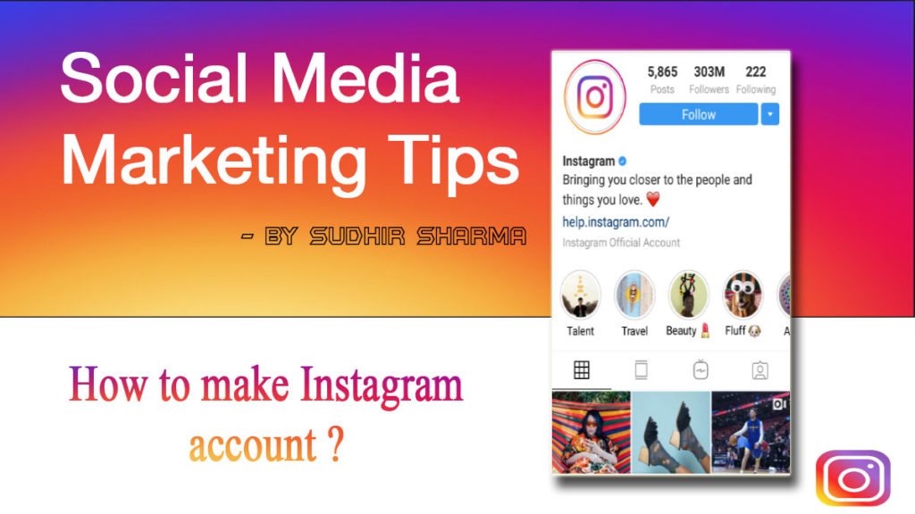 Instagram Marketing Tips By Sudhir Sharma