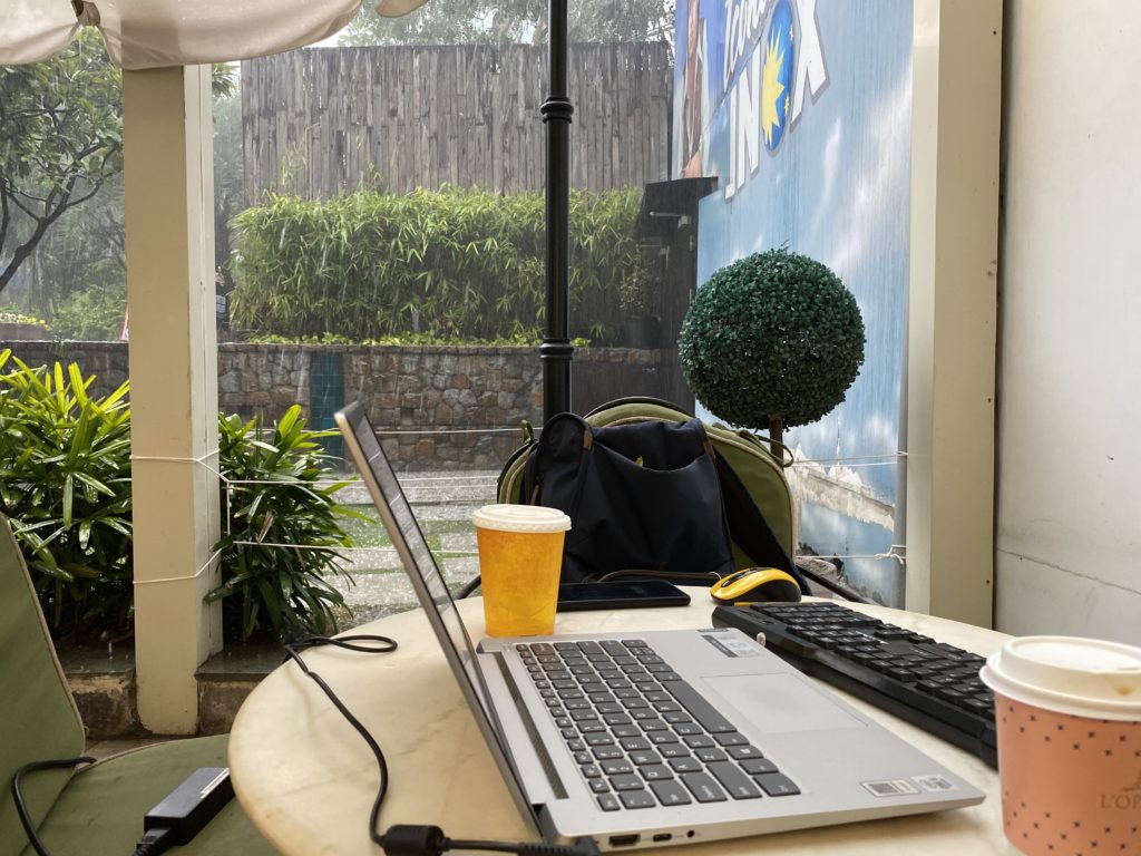 Blogging workplace 