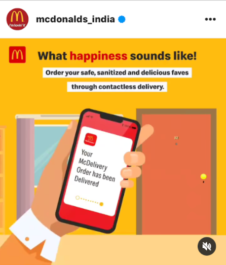 Mcdonald's India video showing their service