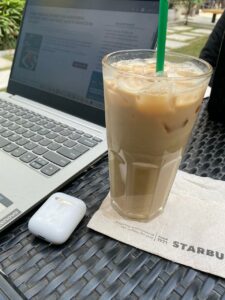 Iced Toffee Nut Latte