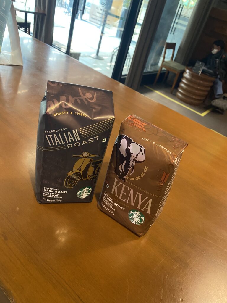 Starbucks Kenya & Italian Roast Coffees