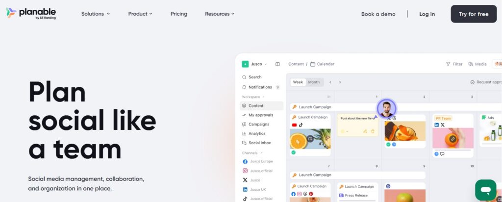 Planable - Social Media Management Tool