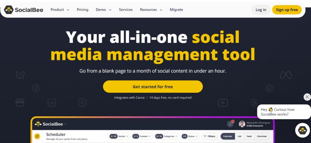 Socialbee - Social Media Management Tool